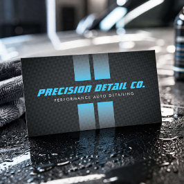 Performance Auto Detailing Racing Strepen  Visitekaartje
