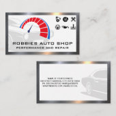 Performance Auto Onderdelen Logo's Zakelijke Kaart Visitekaartje (Voorkant / Achterkant)