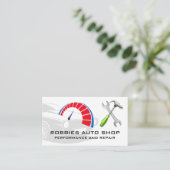 Performance Auto Parts Icons Tool Visitekaartje (Staand voorkant)