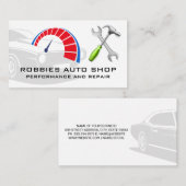 Performance Auto Parts Icons Tool Visitekaartje (Voorkant / Achterkant)