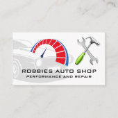 Performance Auto Parts Icons Tool Visitekaartje (Voorkant)