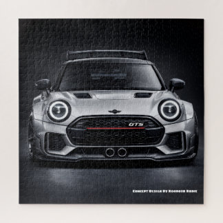 Performance Hatchback Front View Automotive Art Pr Legpuzzel