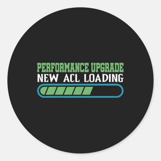 Performance Upgrade, New Acl Loading ----- Ronde Sticker (Voorkant)