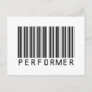 Performer Bar-code Briefkaart