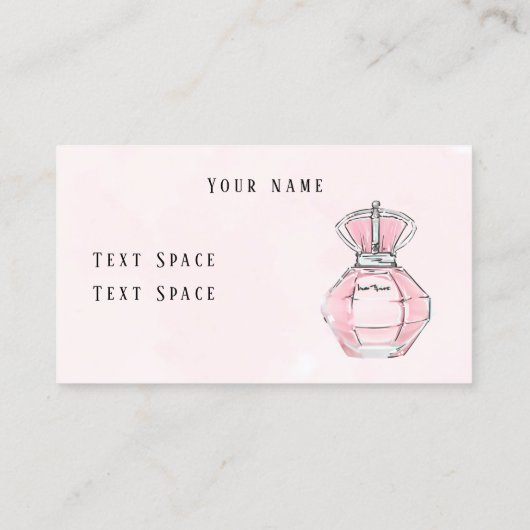 Perfume Boutique Visitekaartje (Achterkant)