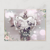 Perfume en Peonies Post Kaart (Voorkant)