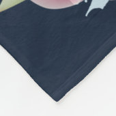 Perfume flessen roze flacon personaliseren fleece deken (Hoek)