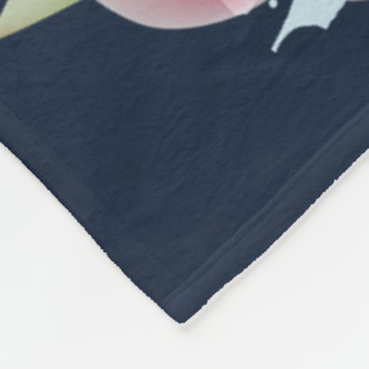 Perfume flessen roze flacon personaliseren fleece deken (Hoek)