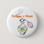 Perfume = gif ronde button 5,7 cm (Voorkant)