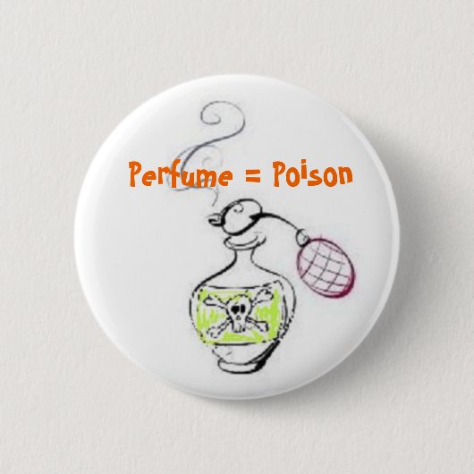 Perfume = gif ronde button 5,7 cm (Voorkant)