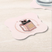 Perfume Paper Coaster Kartonnen Onderzetters (Gekanteld)