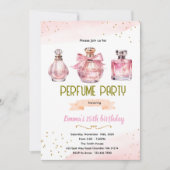 Perfume Party Invitation Kaart (Voorkant)