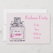 Perfume party plan party kaart (Voorkant)
