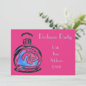Perfume party plan party kaart (Staand voorkant)