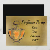 Perfume party plan party kaart (Voorkant / Achterkant)