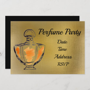 Perfume party plan party kaart