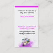 Perfume Sales Visitekaartje (Achterkant)