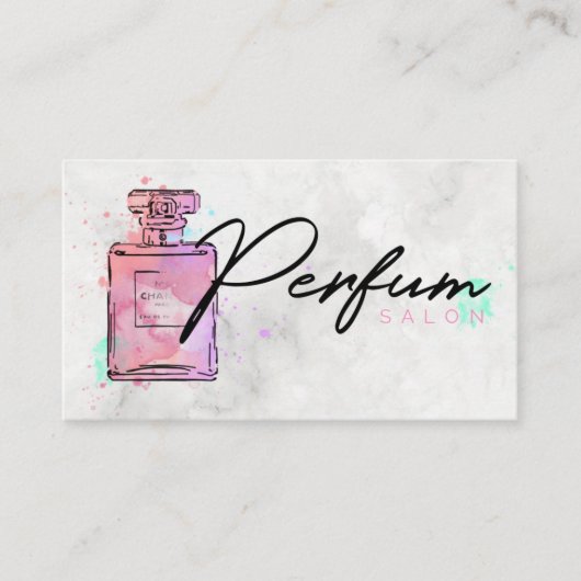 Perfume Salon Visitekaartje (Voorkant)