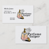 Perfume Sniper Visitekaartje (Voorkant / Achterkant)