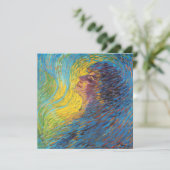 Perfume (Vrouw Portrait) (door Luigi Russolo) Kaart (Staand voorkant)