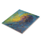 Perfume (Vrouw Portrait) (door Luigi Russolo) Tegeltje (Zijkant)