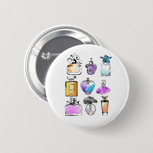 Perfumes Art Ronde Button 5,7 Cm (Voorkant /achterkant)