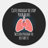 perfusioloog ronde sticker (Voorkant)