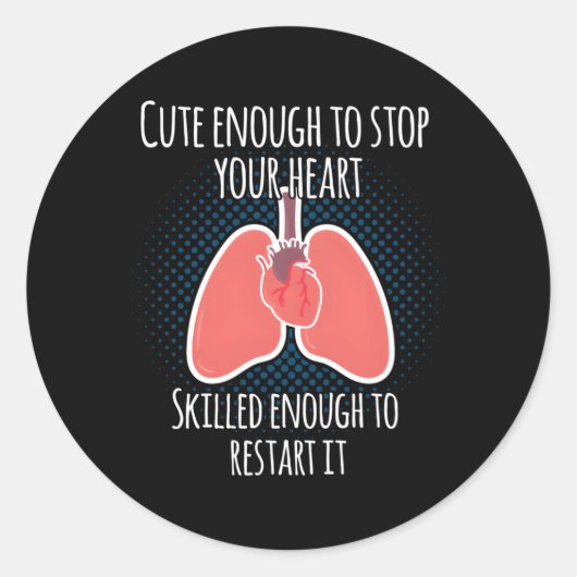 perfusioloog ronde sticker (Voorkant)