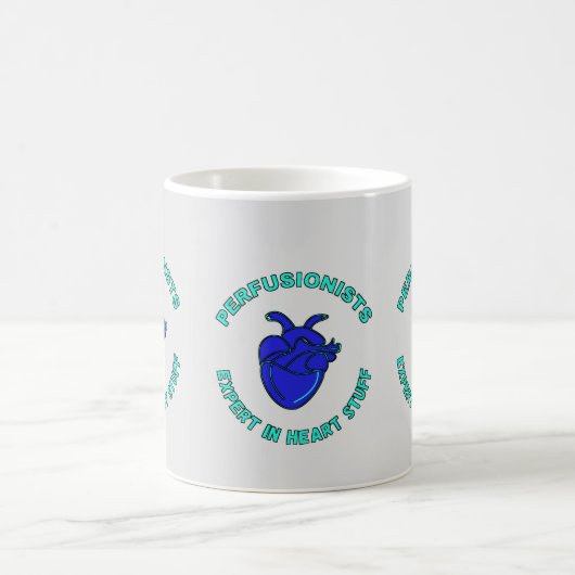 Perfusionist expert in hartstuif koffiemok (Center)