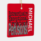 Perfusionist Extraordinaire CUSTOM Keramisch Ornament (Rechts)