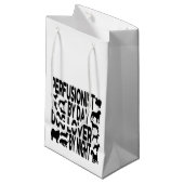 Perfusionist houdt van honden klein cadeauzakje (Voorkant Gekanteld)