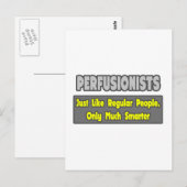 Perfusionisten ... Smarter Briefkaart (Voorkant / Achterkant)