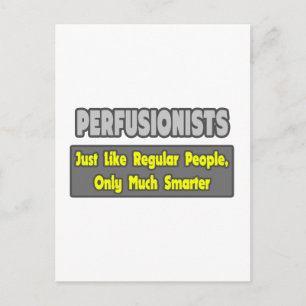 Perfusionisten ... Smarter Briefkaart