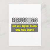 Perfusionisten ... Smarter Briefkaart (Voorkant)