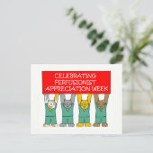 Perfusionistische appreciatie Week - mei Briefkaart (Staand voorkant)