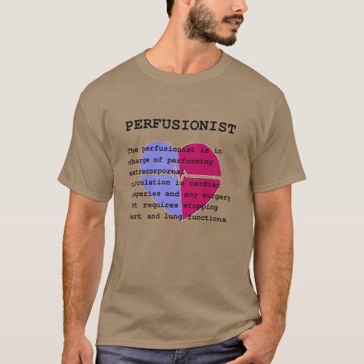 Perfusionistische definitie t-shirt (Voorkant)