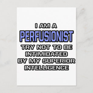 Perfusionistische grap ... Superieure intelligenti Briefkaart