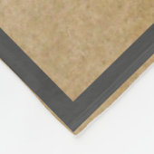 Pergamentpapier Achtergrond met Geschreven Bericht Fleece Deken (Hoek)