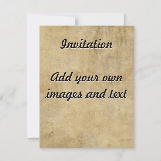 Pergamentstructuur Kaart (Voorkant)