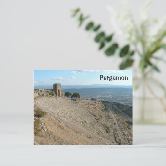 Pergamon Briefkaart (Staand voorkant)