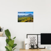 Pergasingan Hill Sunrise Rinjani View Wall Art Poster (Thuiskantoor)