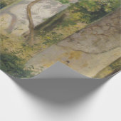 Pergola met wijndruiven (wijngaard) cadeaupapier (Hoek)