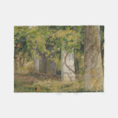 Pergola met wijndruiven (wijngaard) fleece deken (Voorkant (Horizontaal))