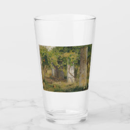 Pergola met wijndruiven (wijngaard) glas