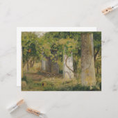 Pergola met wijndruiven (wijngaard) kaart (Voorkant / Achterkant in situ)