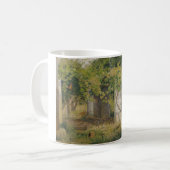 Pergola met wijndruiven (wijngaard) koffiemok (Voorkant links)