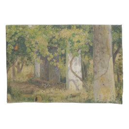 Pergola met wijndruiven (wijngaard) kussensloop