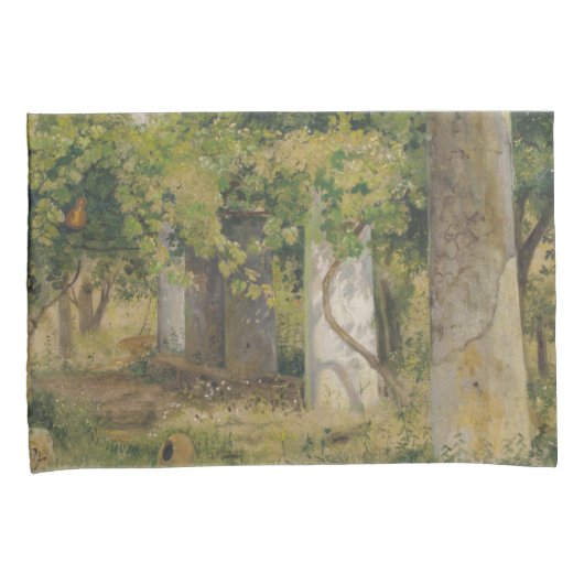 Pergola met wijndruiven (wijngaard) kussensloop (Voorkant-Rechts)