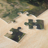 Pergola met wijndruiven (wijngaard) legpuzzel (Zijkant)