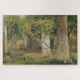 Pergola met wijndruiven (wijngaard) legpuzzel